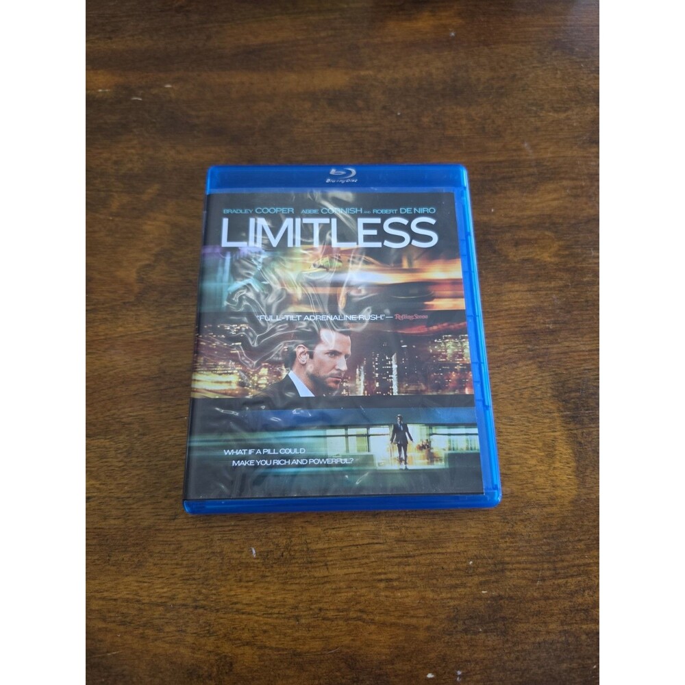 Limitless Blu-ray Bradley Cooper Robert De Niro Unrated Edition + Digital